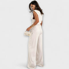 Asymmetrical Set with Dramatic Shoulders