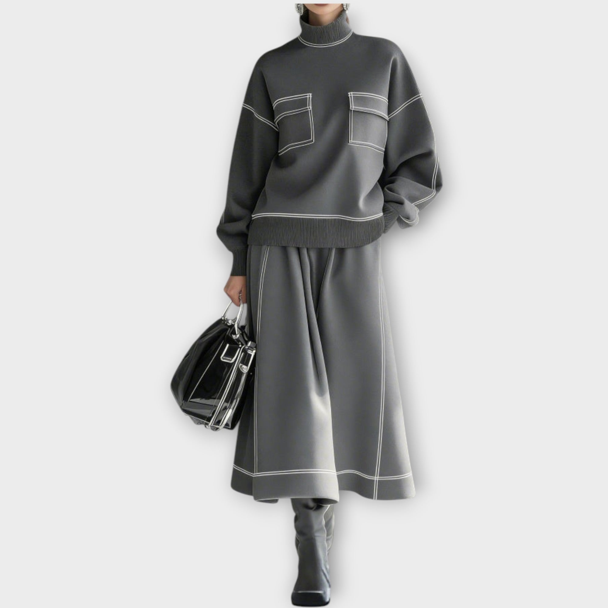 Chic Minimalist Two-Piece Set