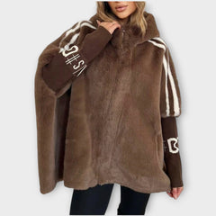 Luxury Faux Fur Hooded Jacket