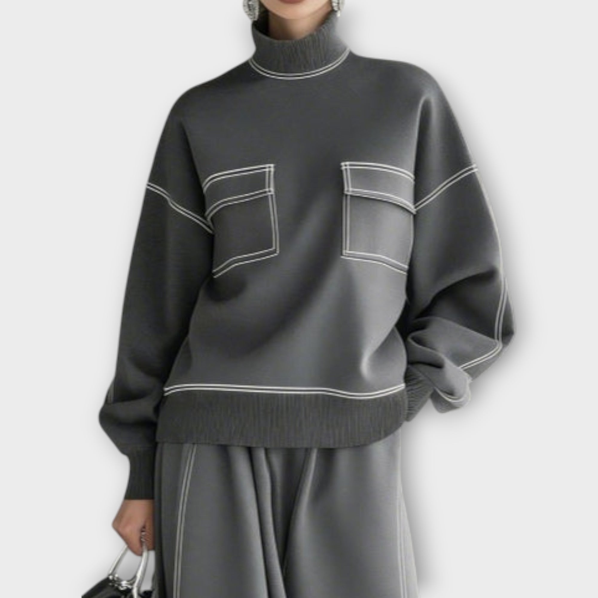 Chic Minimalist Two-Piece Set