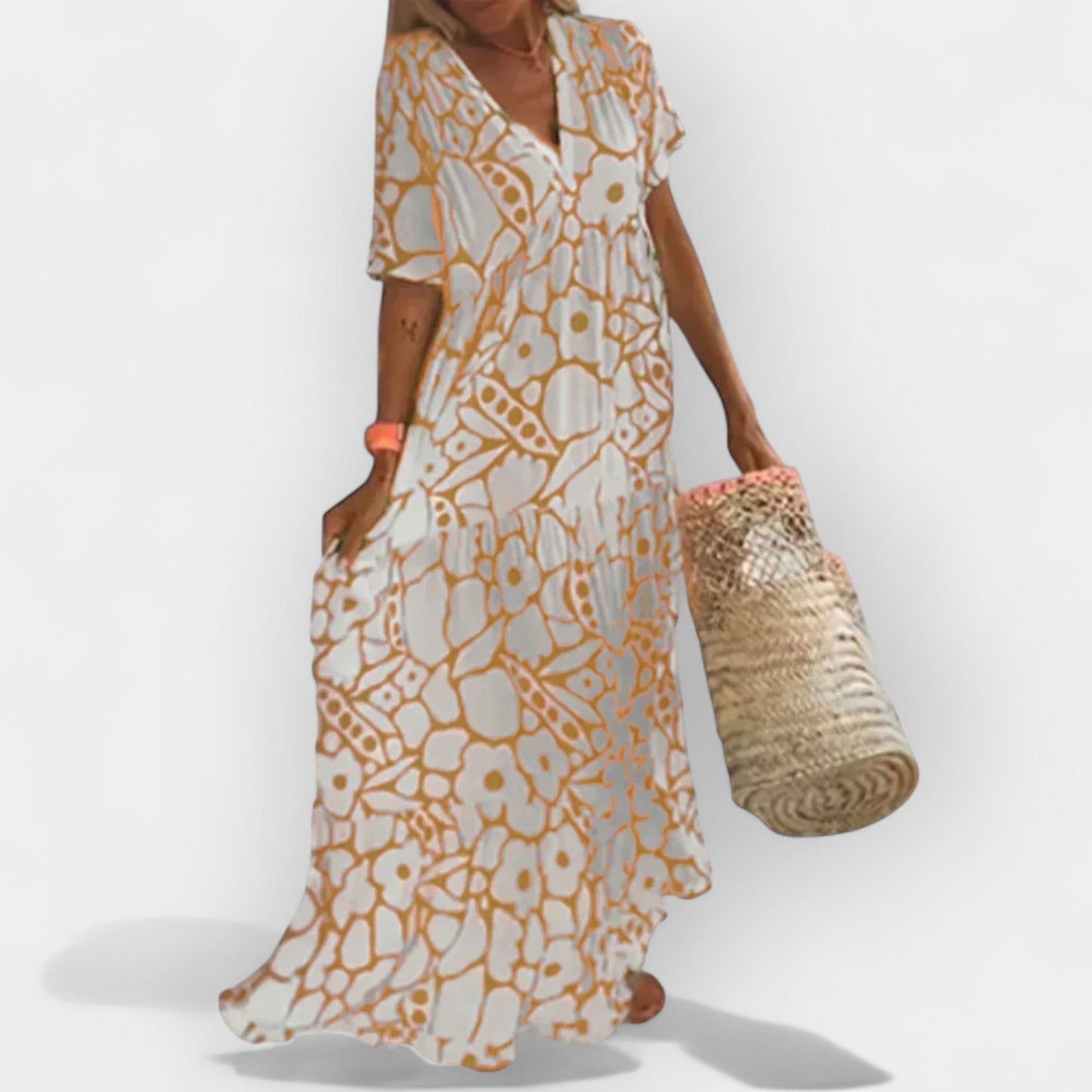 Airy Summer Dress with Pattern