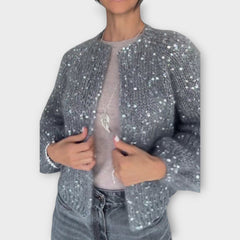 Sparkle Knit Cardigan – Soft, Chic & Effortlessly Elegant