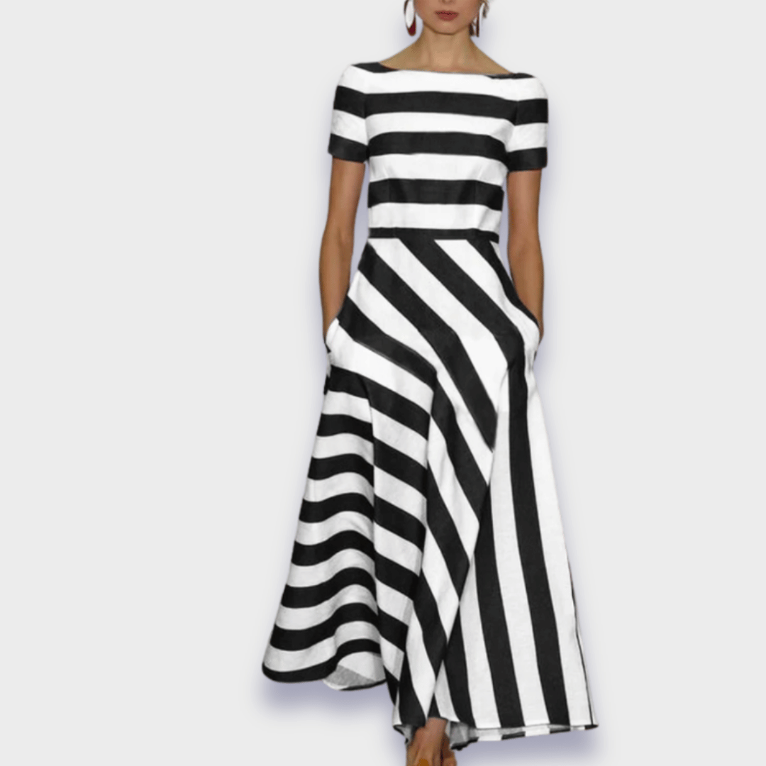 Handmade Striped Maxi Dress