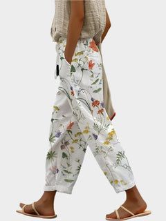 Relaxed Trousers with Print