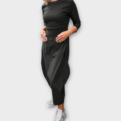 Casual Long Sleeve Maxi Dress