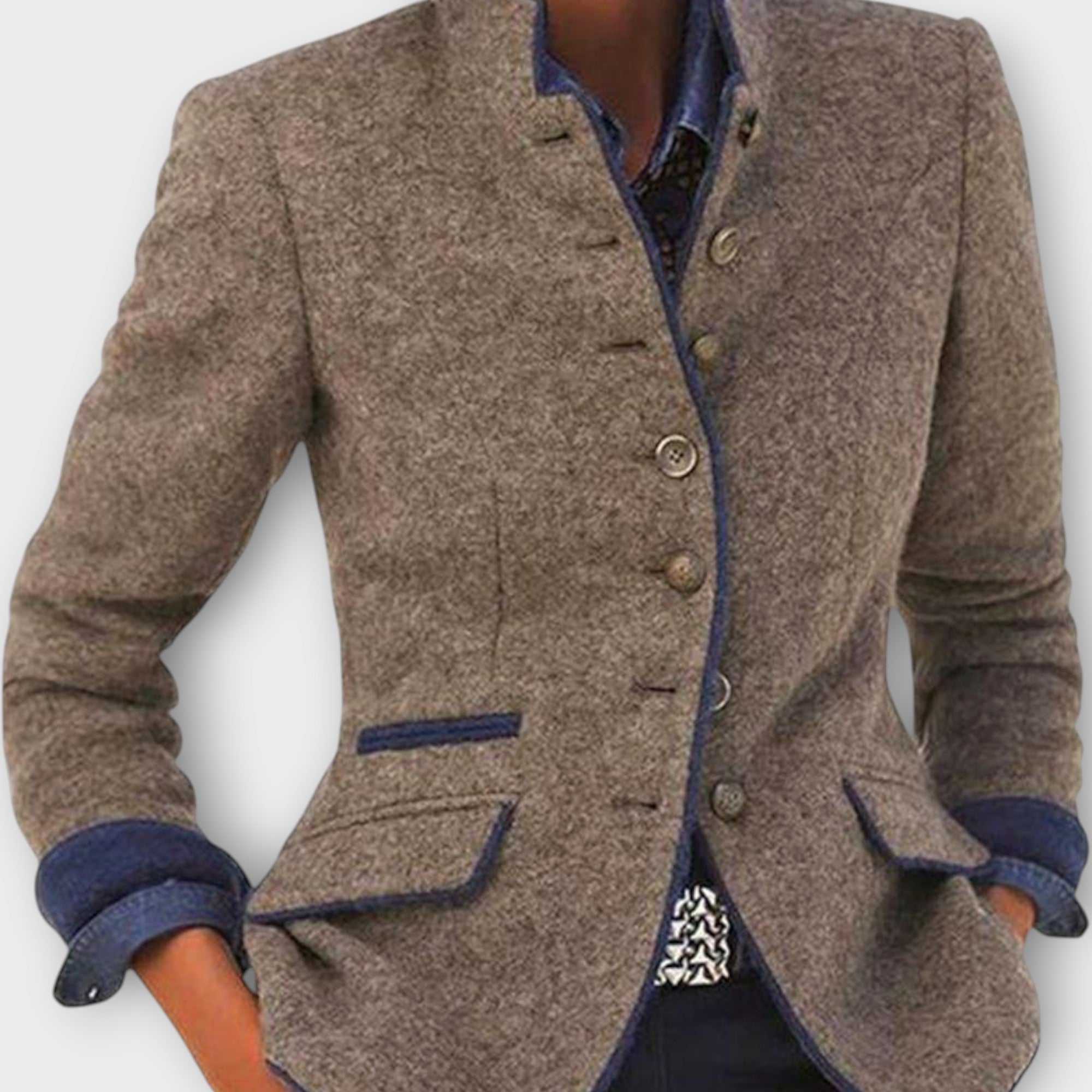 Sophia  Elegant Long Sleeve Jacket