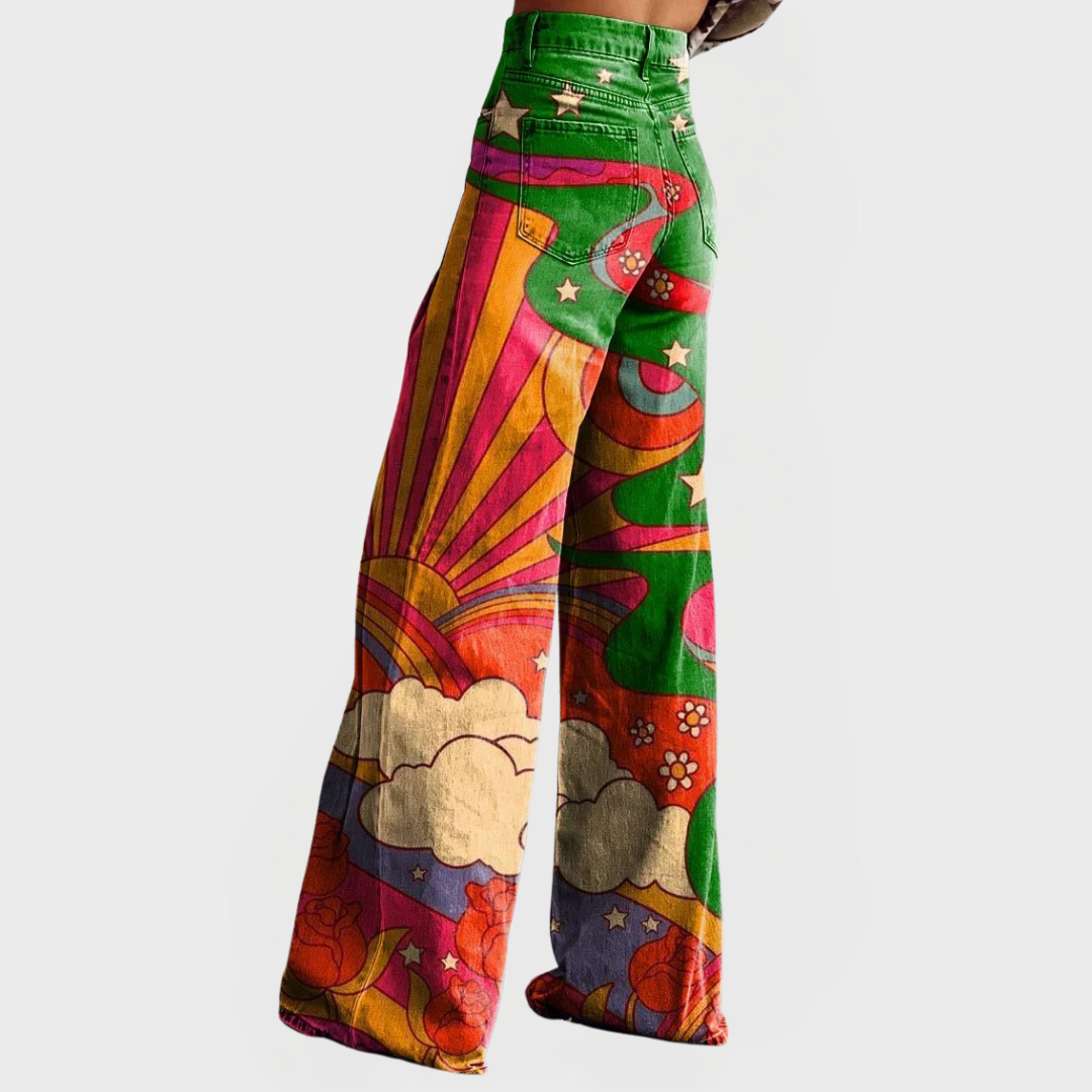 Stylish Live Jeans with Wide Legs