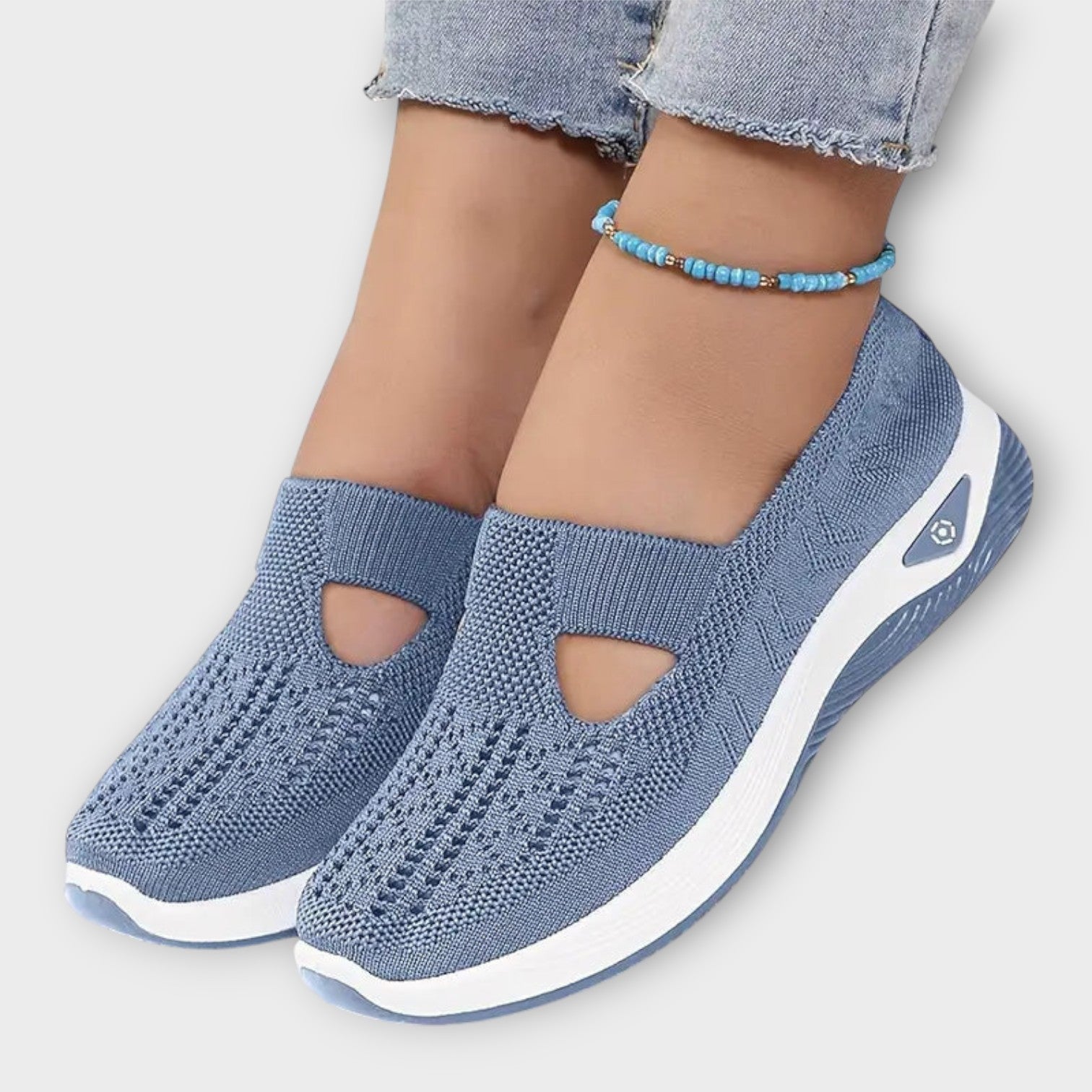 Comfort Knit Slip-On Walking Shoes