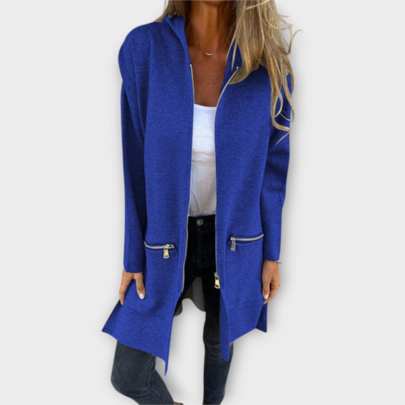 Soft Zip-Up Cardigan