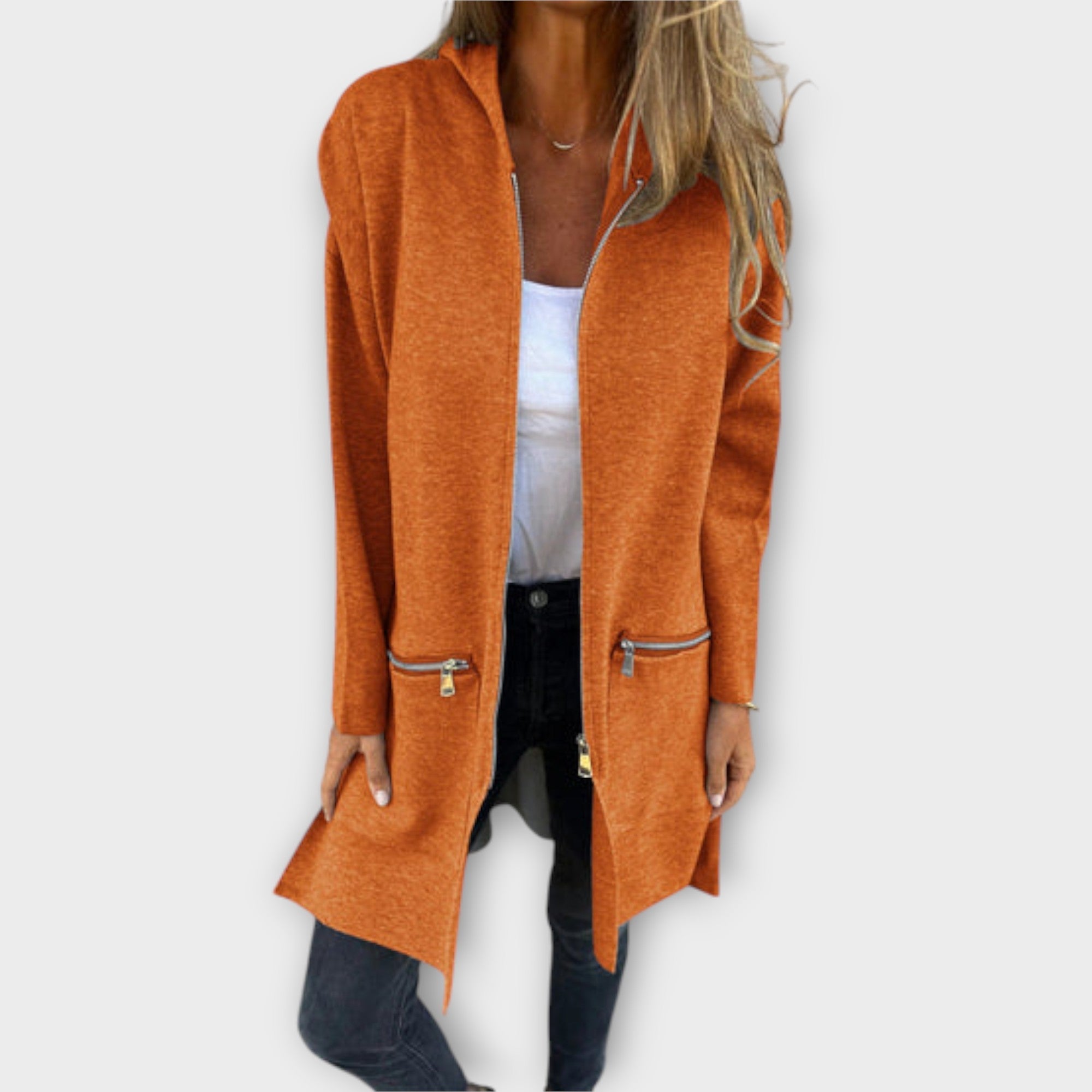 Soft Zip-Up Cardigan