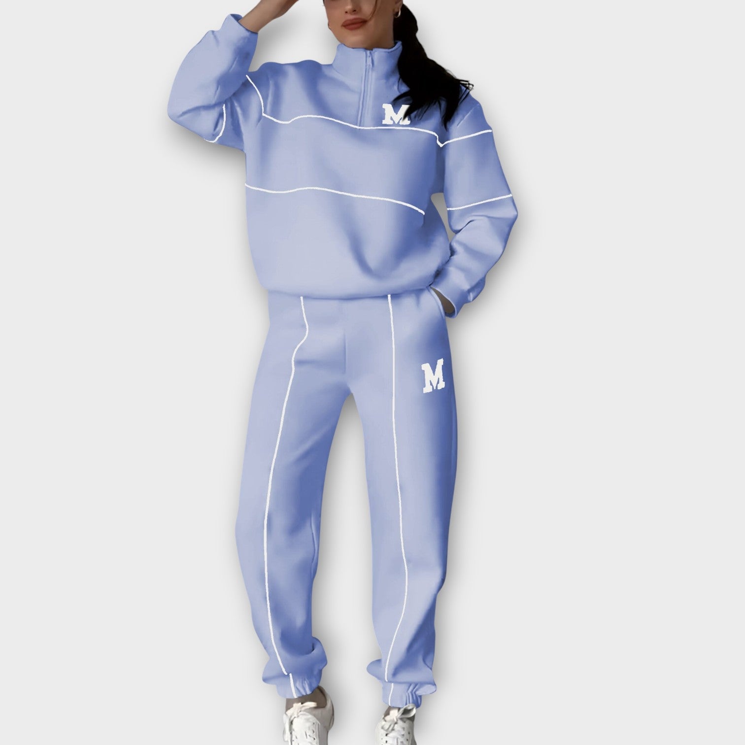 Comfy Half-Zip Lounge Set