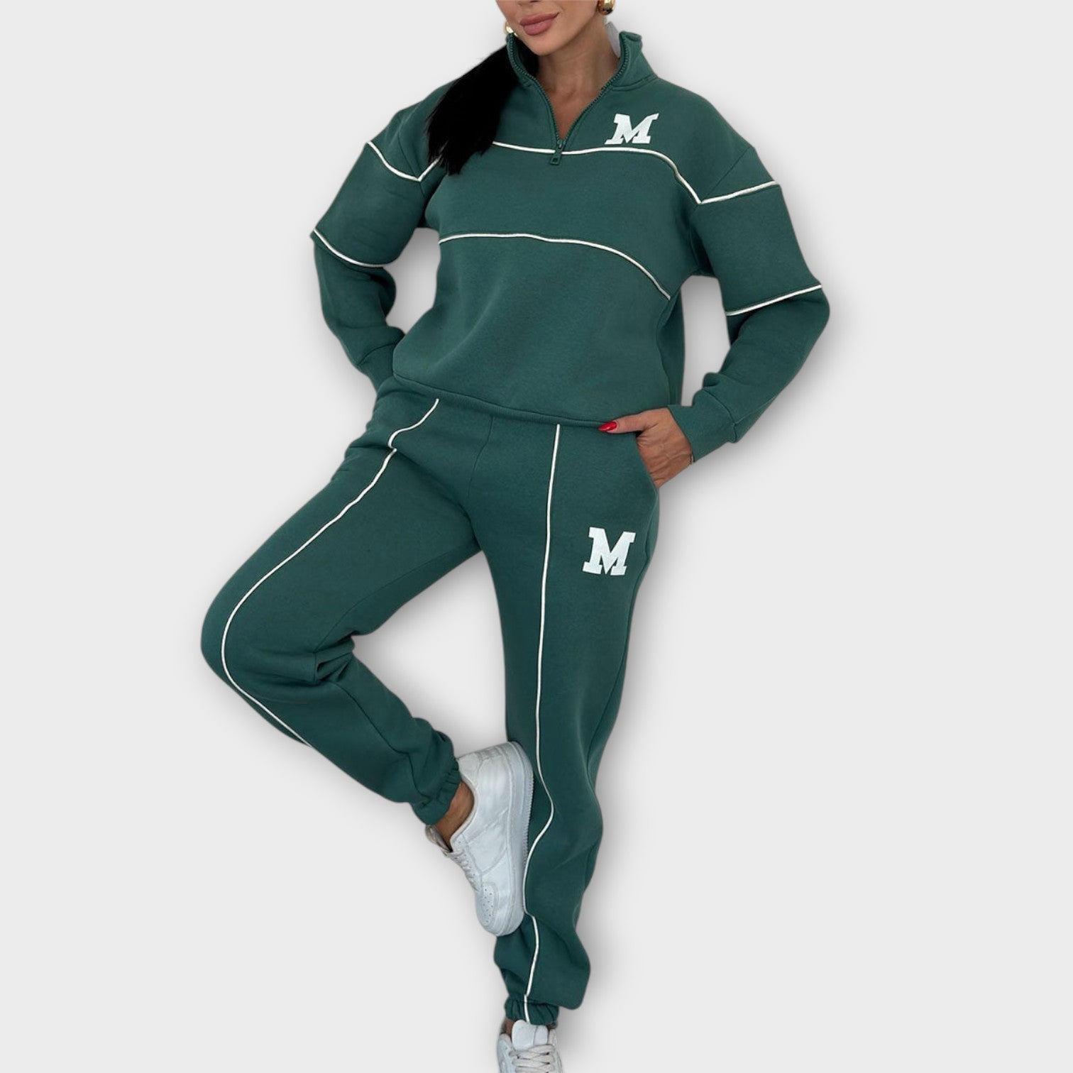 Comfy Half-Zip Lounge Set