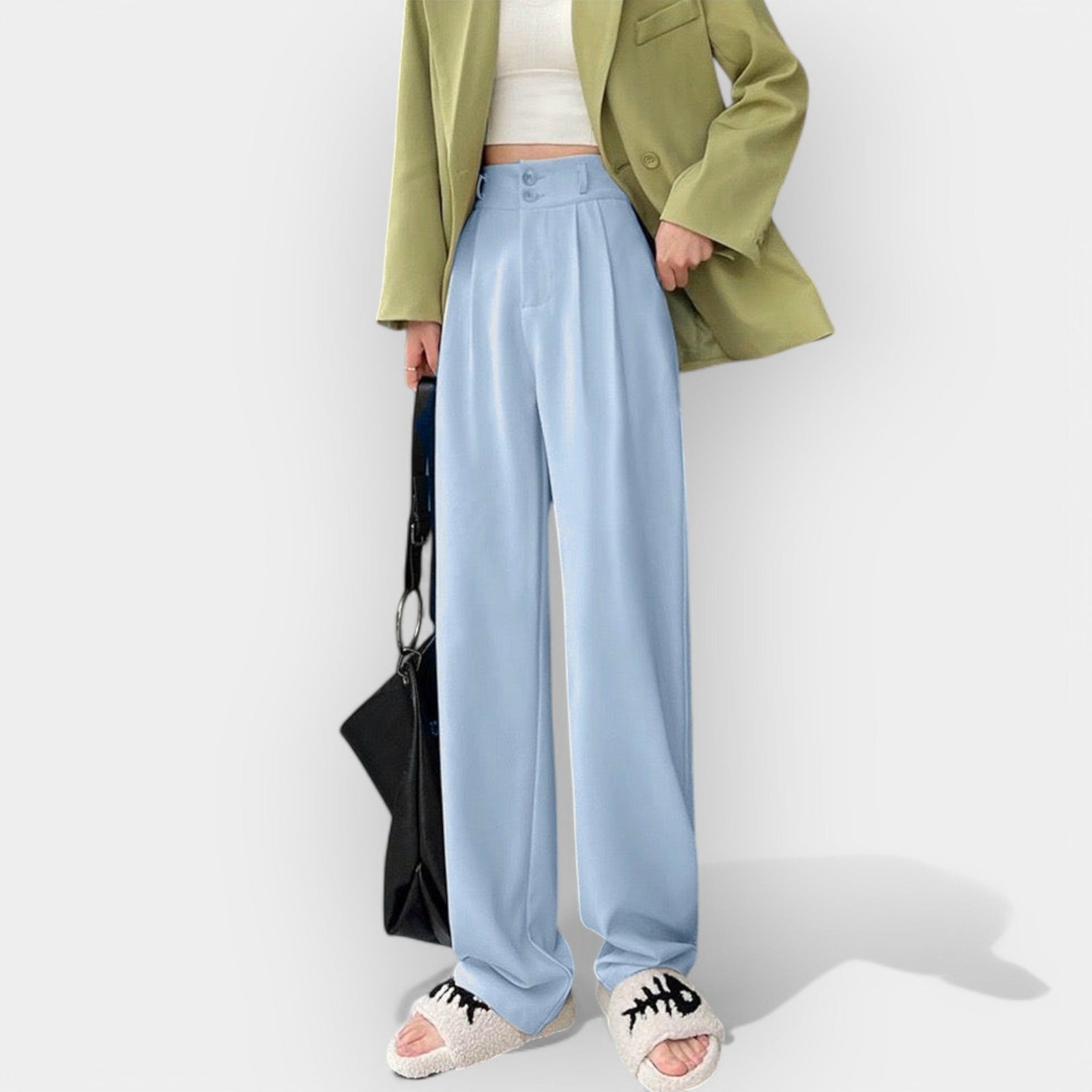 Wide Trousers in Korean Style