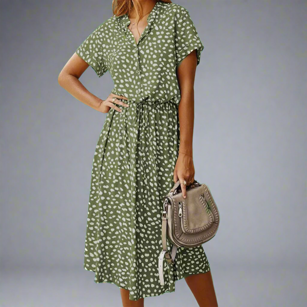 Summer Dress Made from Exquisite Fabric