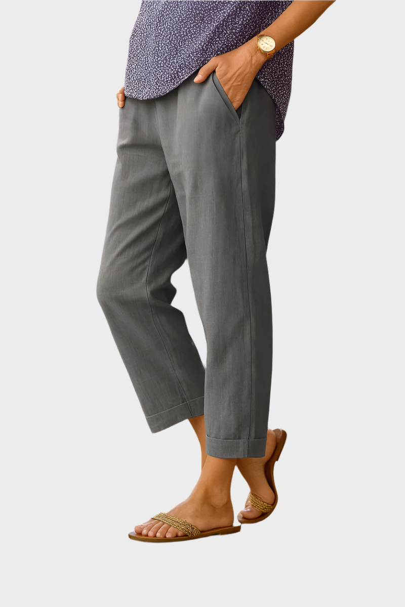 Summer Trousers in Linen and Cotton
