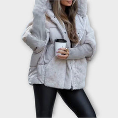 Plush Oversized Hooded Winter Jacket