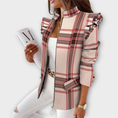 Statement Pattern Zip Jacket