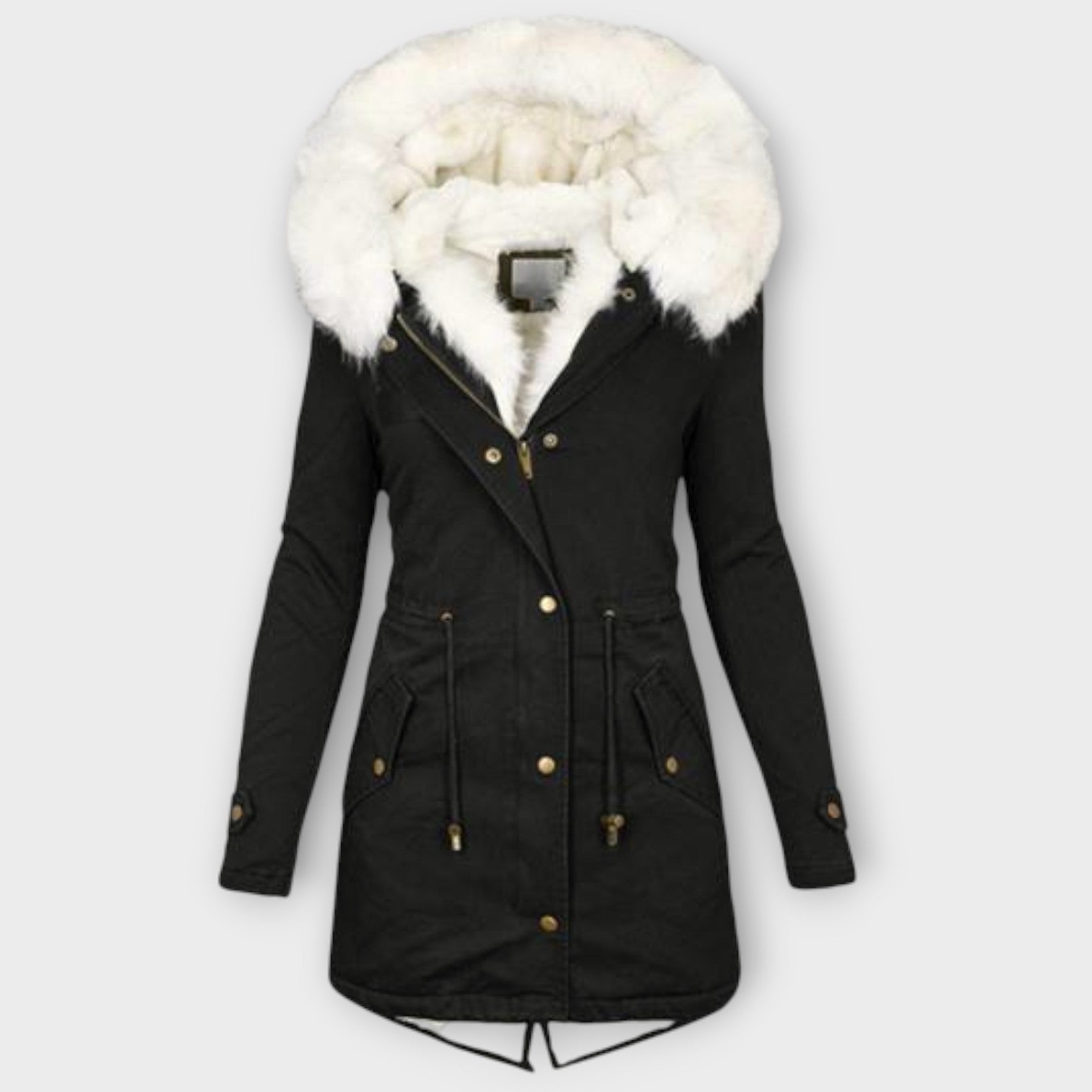 Cozy Faux-Fur Trim Winter Parka