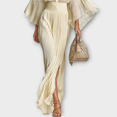 Luxury Pleated Two-Piece Set