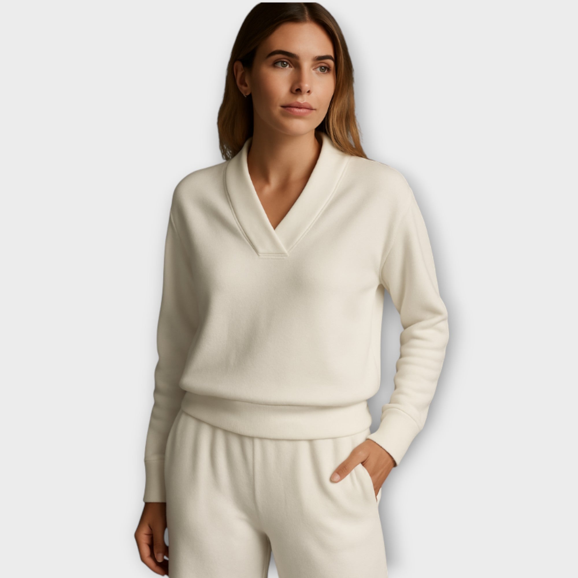 Relaxed V-Neck Lounge Set