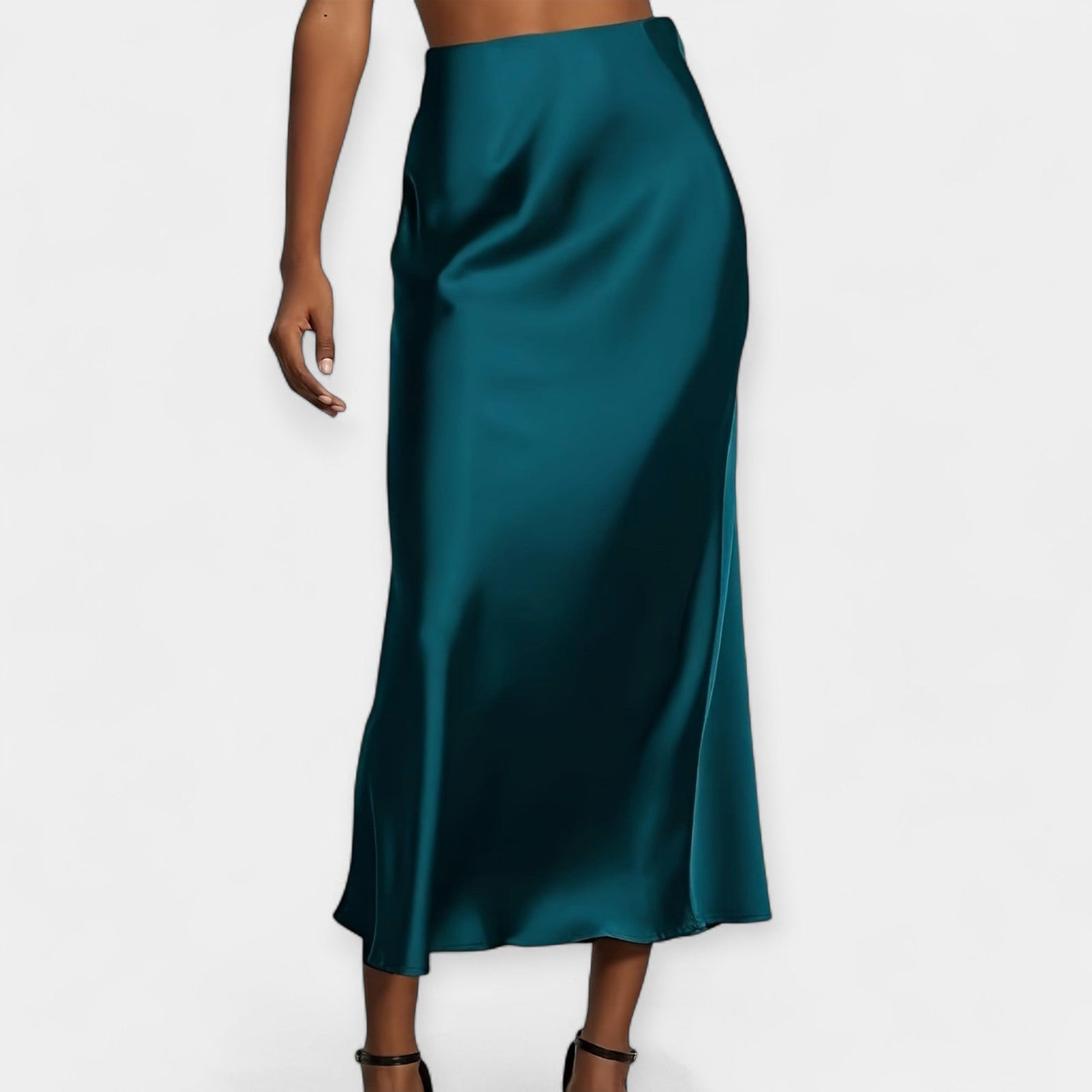 High Waist Midi Skirt