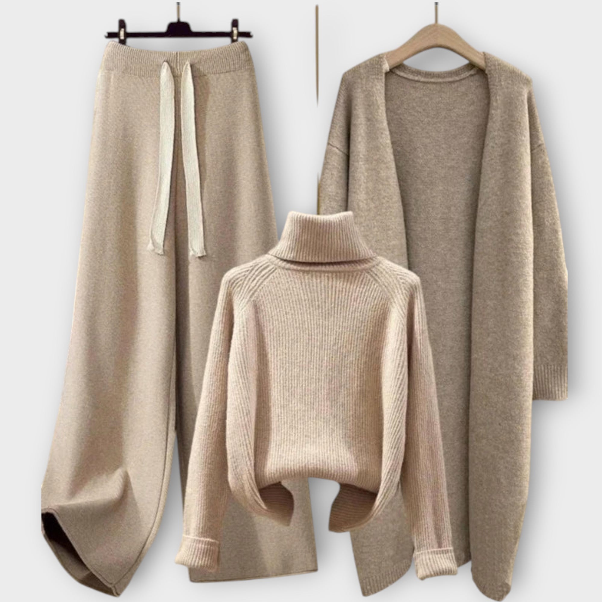 Soft Knit 3-Piece Lounge Set