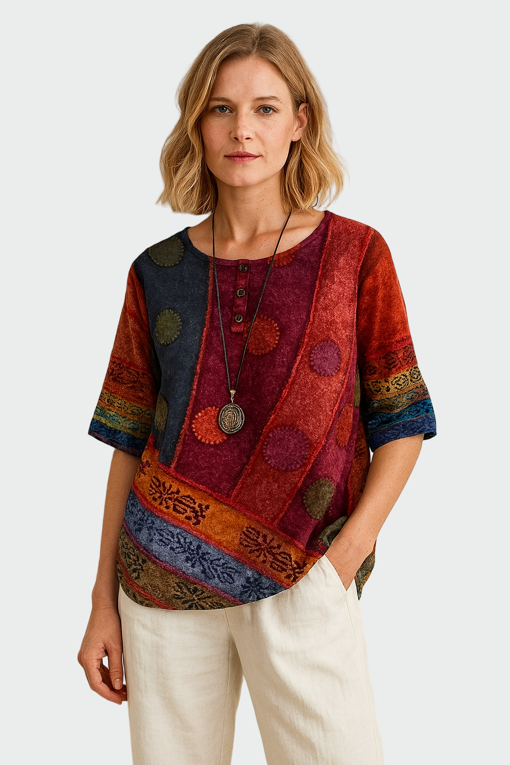 Soft T-shirt with Artistic Design