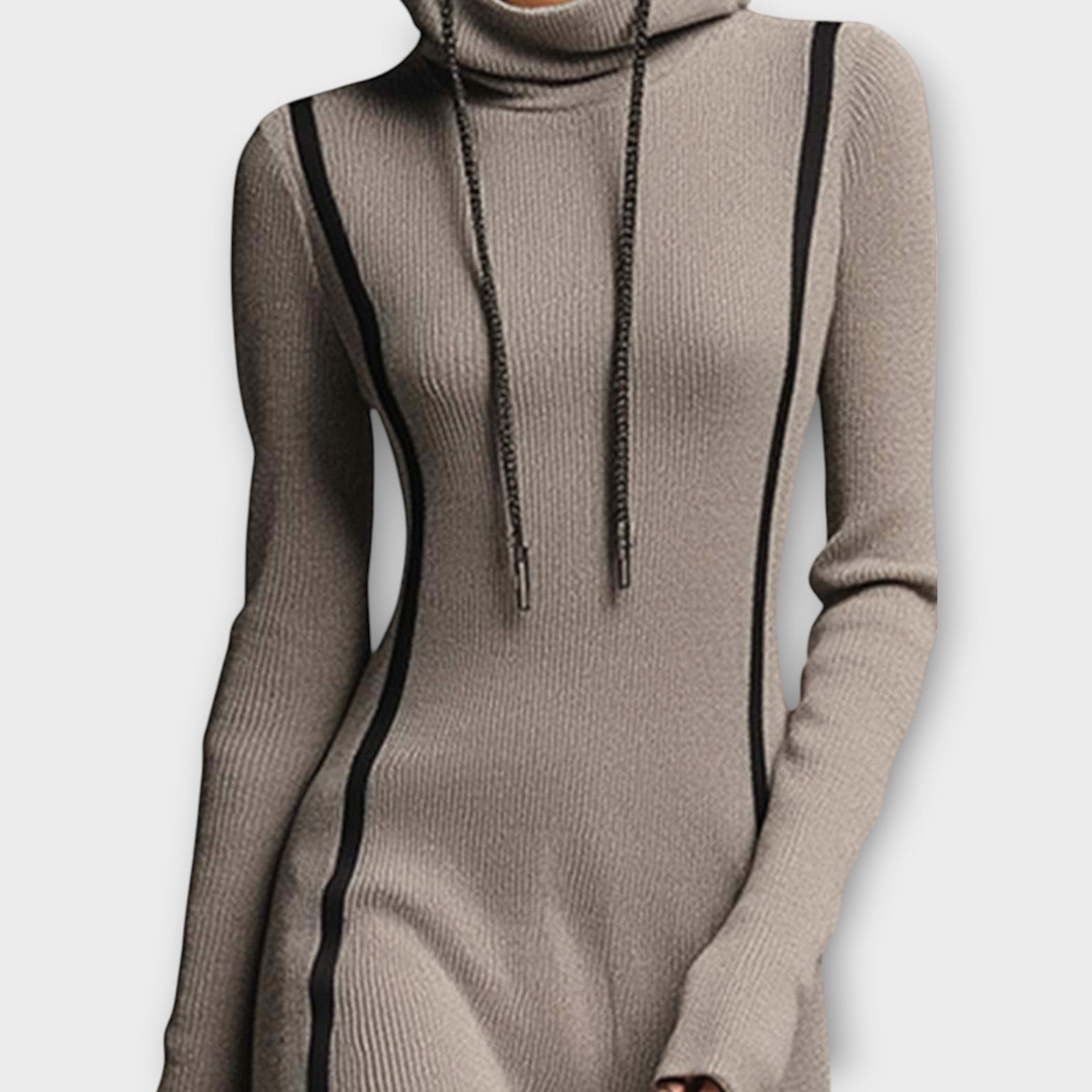 Casual Fit Hooded Maxi Dress