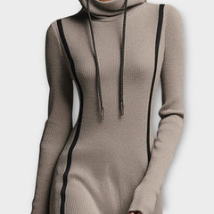 Casual Fit Hooded Maxi Dress