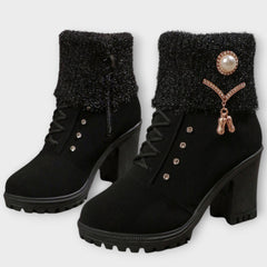 Luxe Knit Ankle Boots