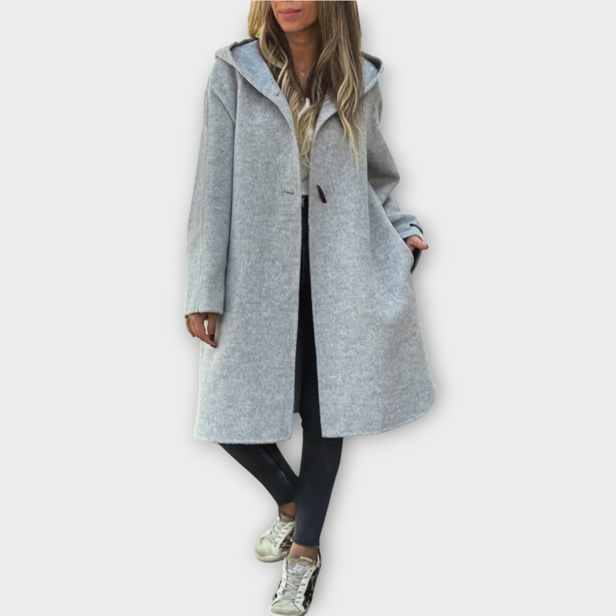 Hooded Cozy Midi Coat