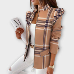 Statement Pattern Zip Jacket