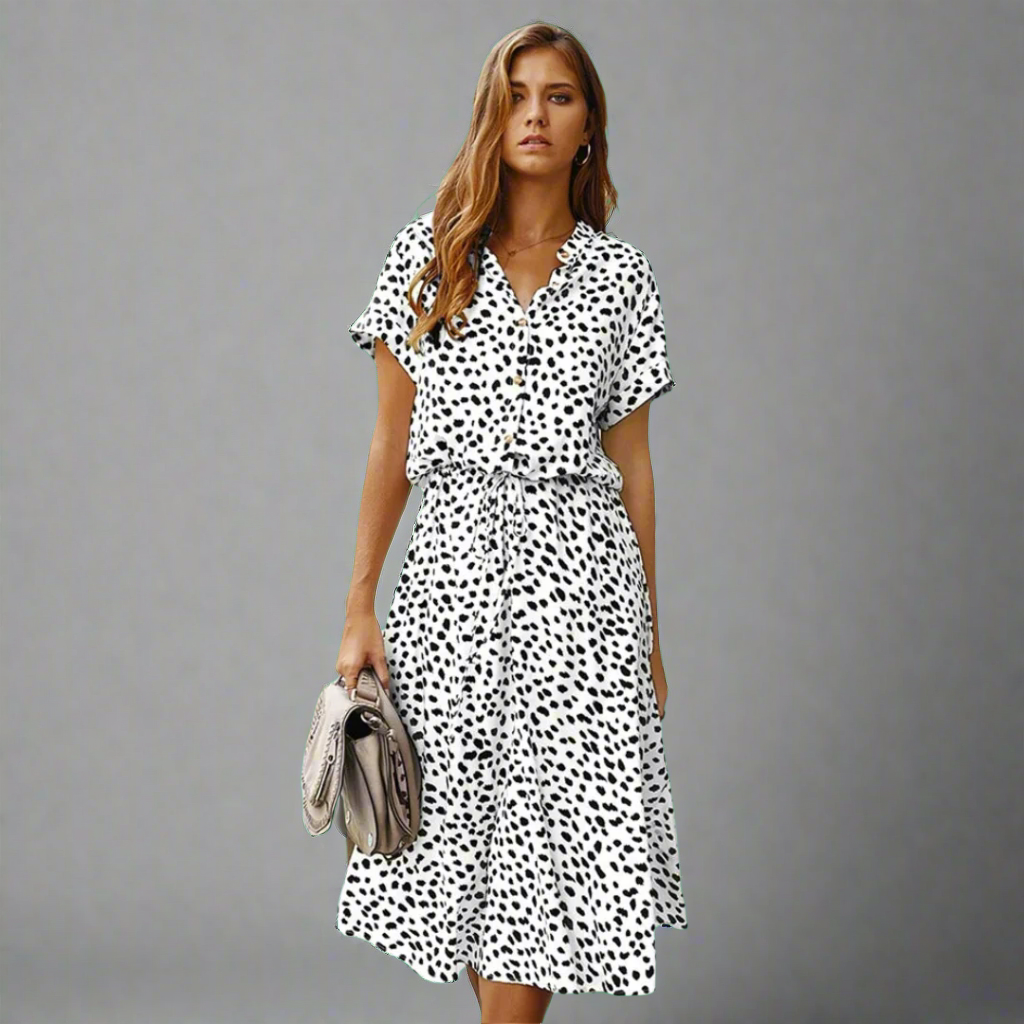 Summer Dress Made from Exquisite Fabric