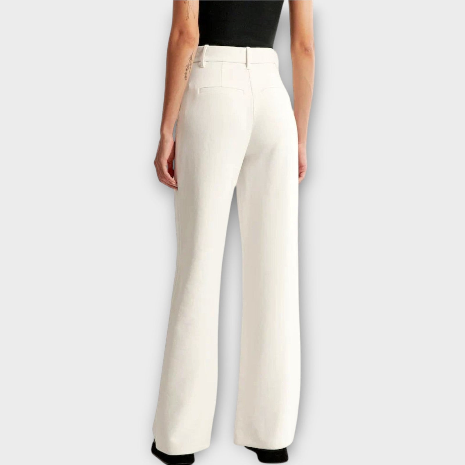 Wide-Leg Tailored Pants