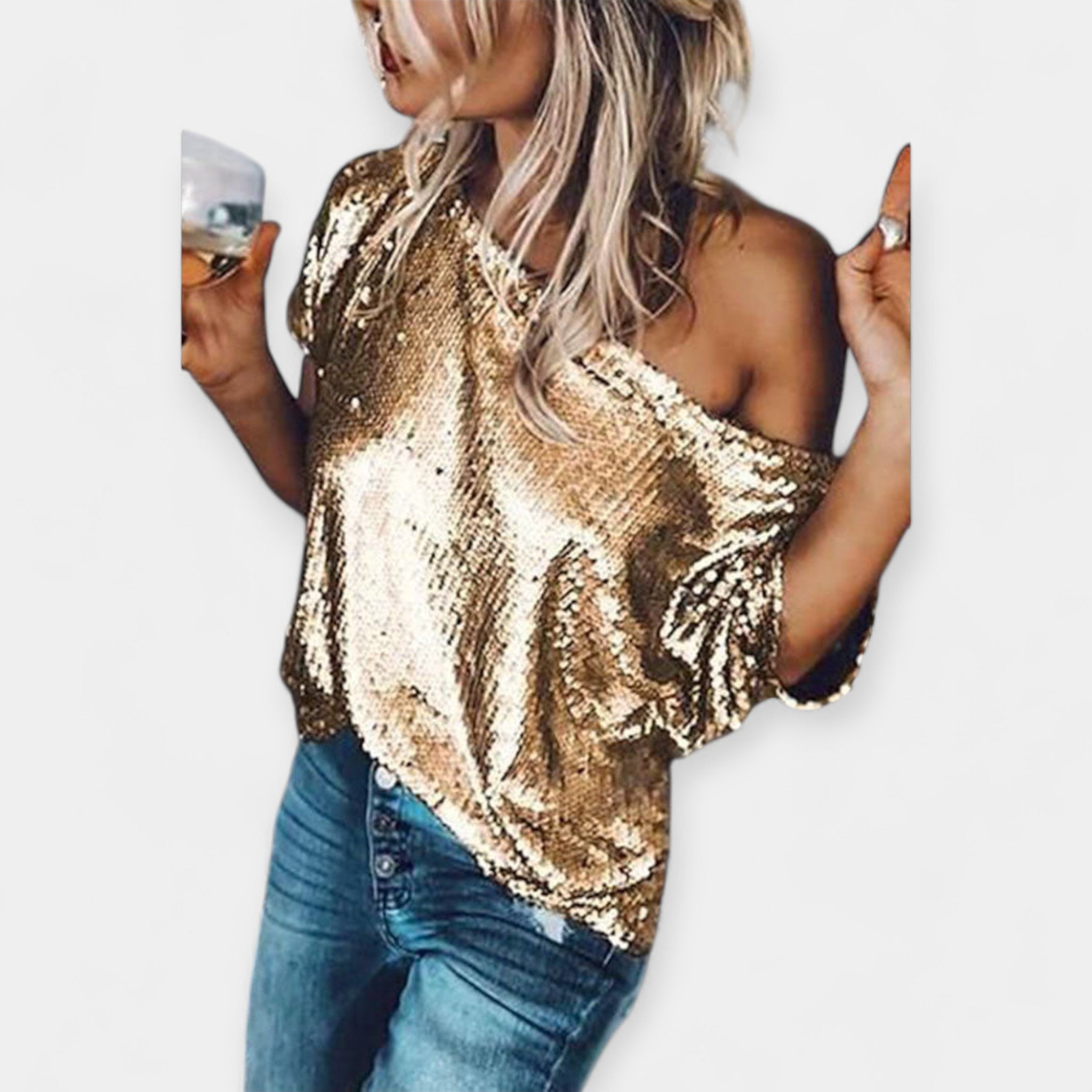 Sequin Embellished Blouse