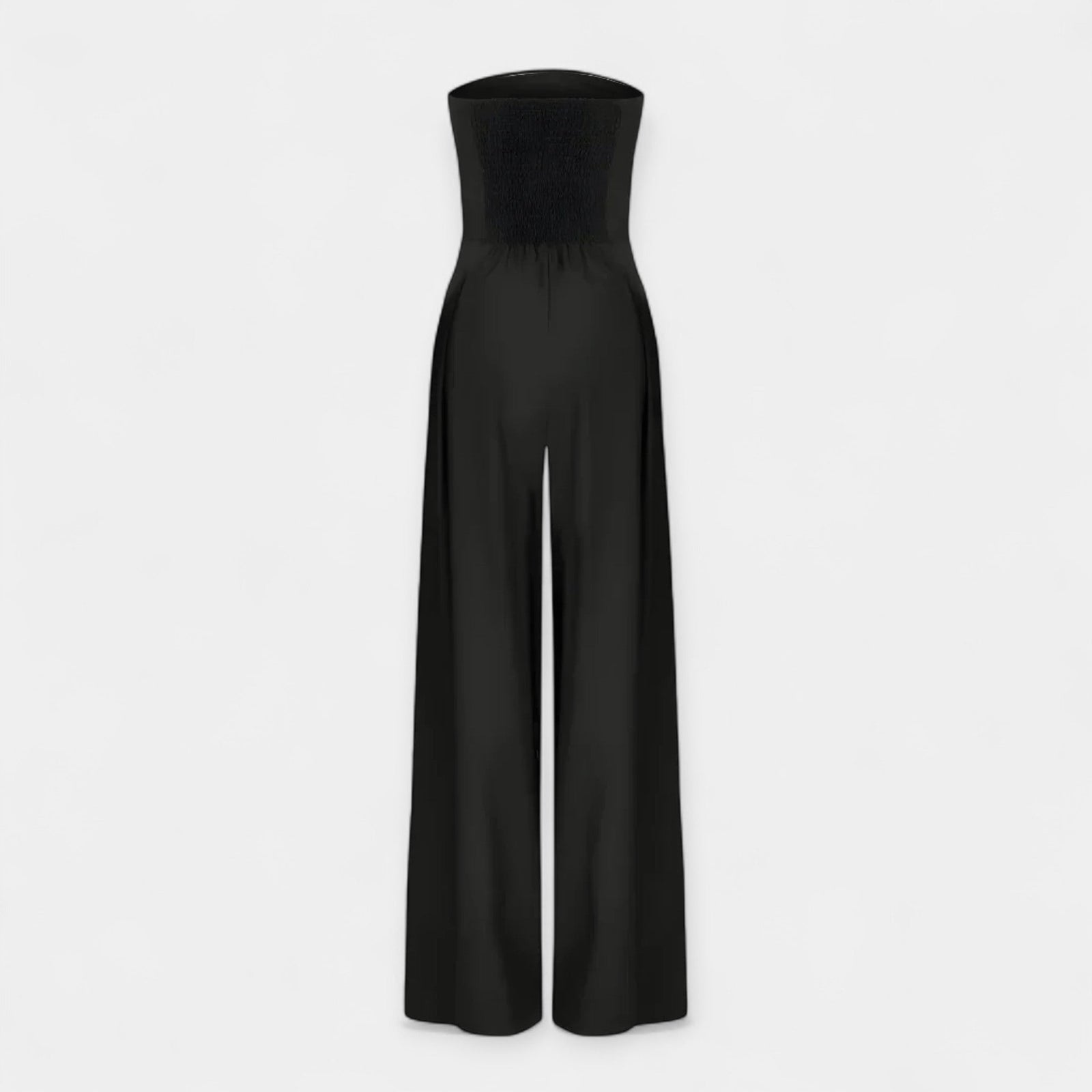 Strapless Jumpsuit with Corset