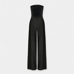 Strapless Jumpsuit with Corset