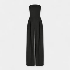 Strapless Jumpsuit with Corset