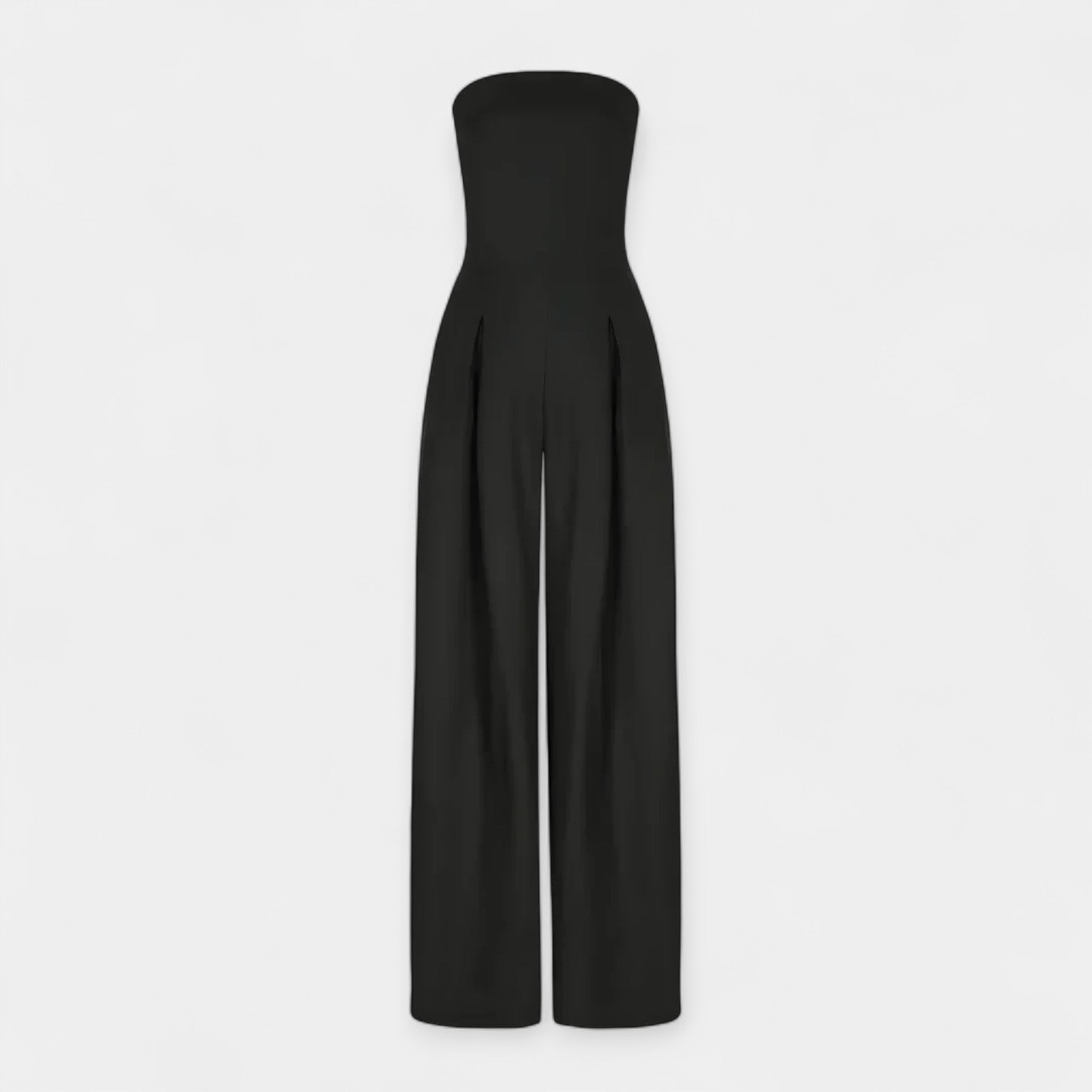 Strapless Jumpsuit with Corset