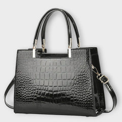 Shiny Handmade Croco Bag