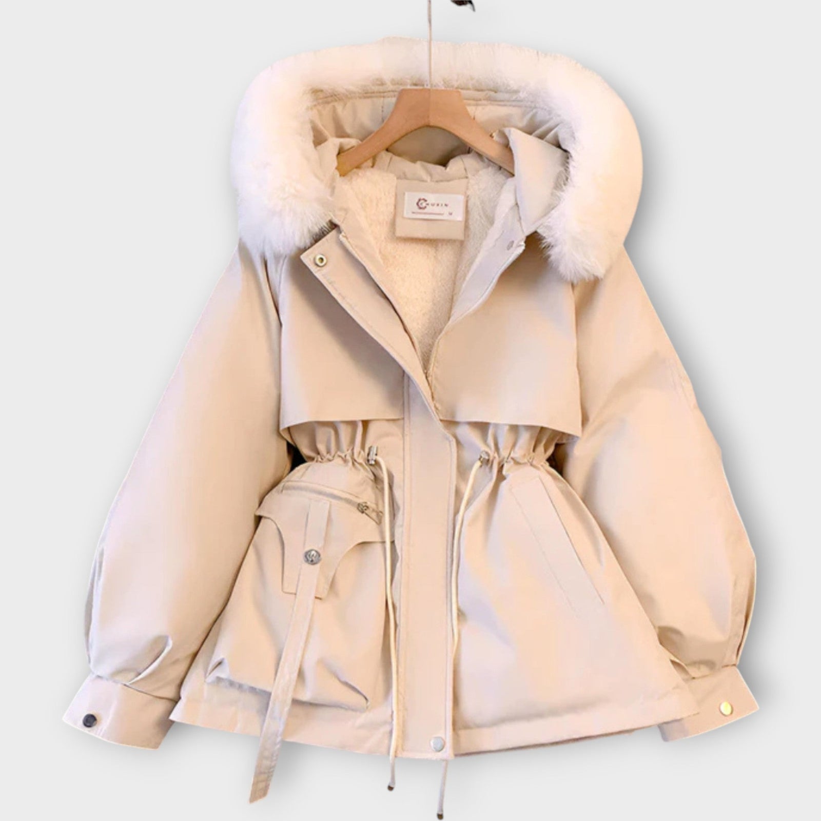 Elegant Winter Hooded Coat