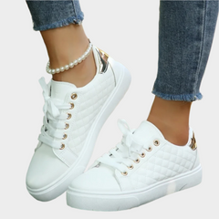 Modern Athletic Shoes with Details and Quilted Texture