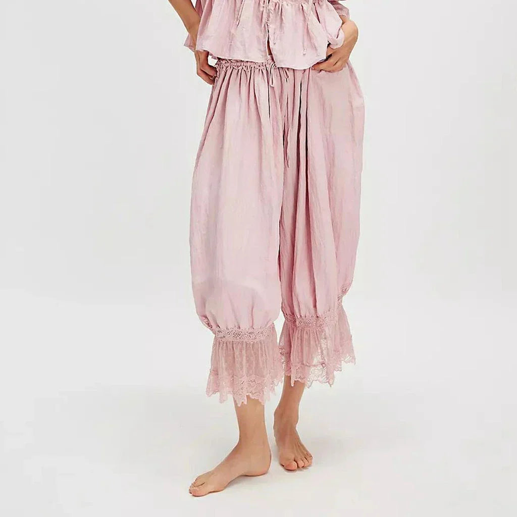 Boho Trousers with Lace