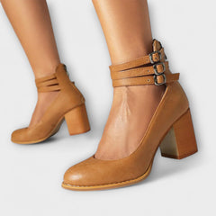 Pumps with Ankle Strap Design