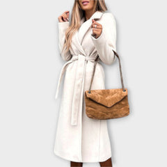 Eliza - Elegant Long Coat with Belt