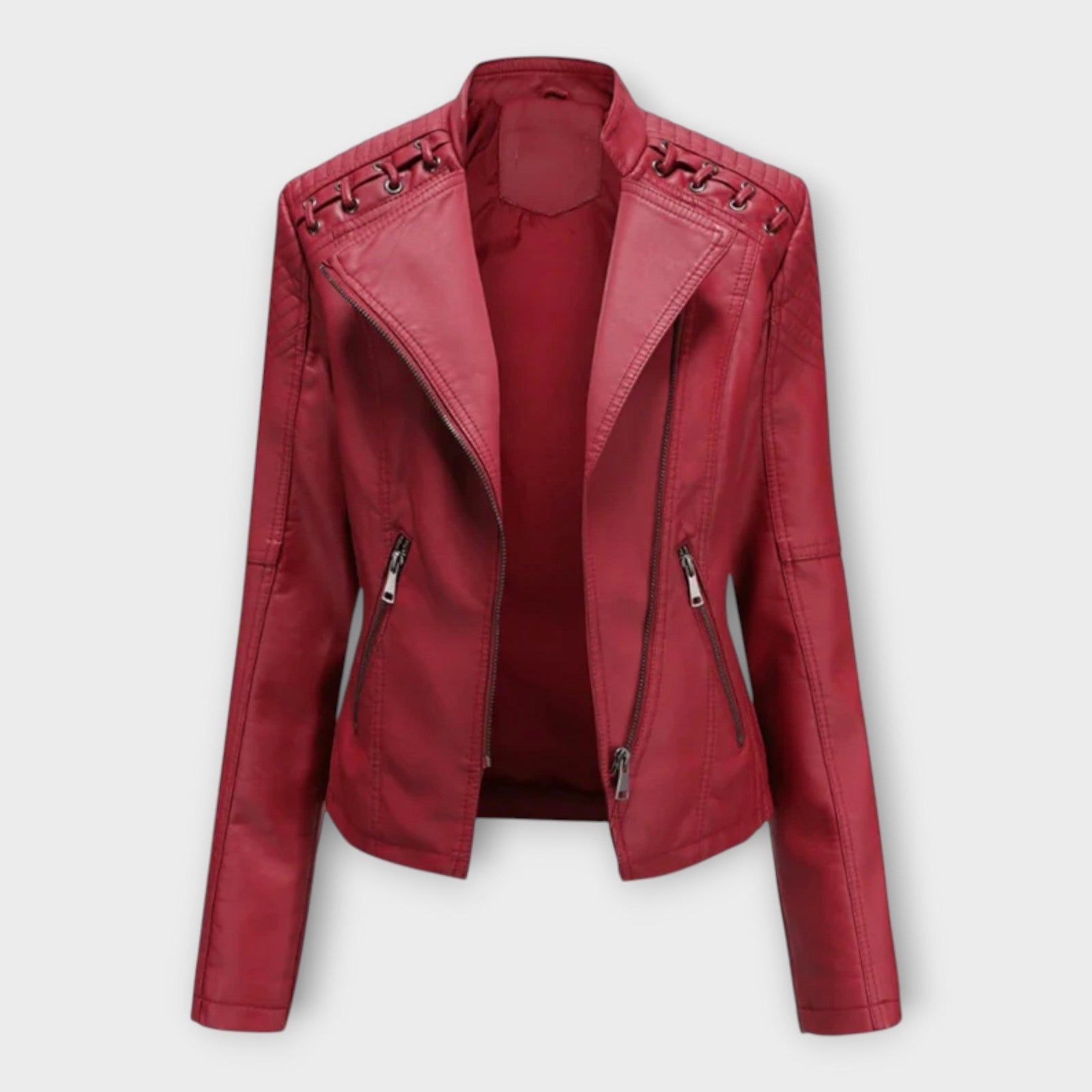Modern Leather Jacket with Elegant Lines and Timeless Sophistication