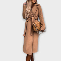 Eliza - Elegant Long Coat with Belt