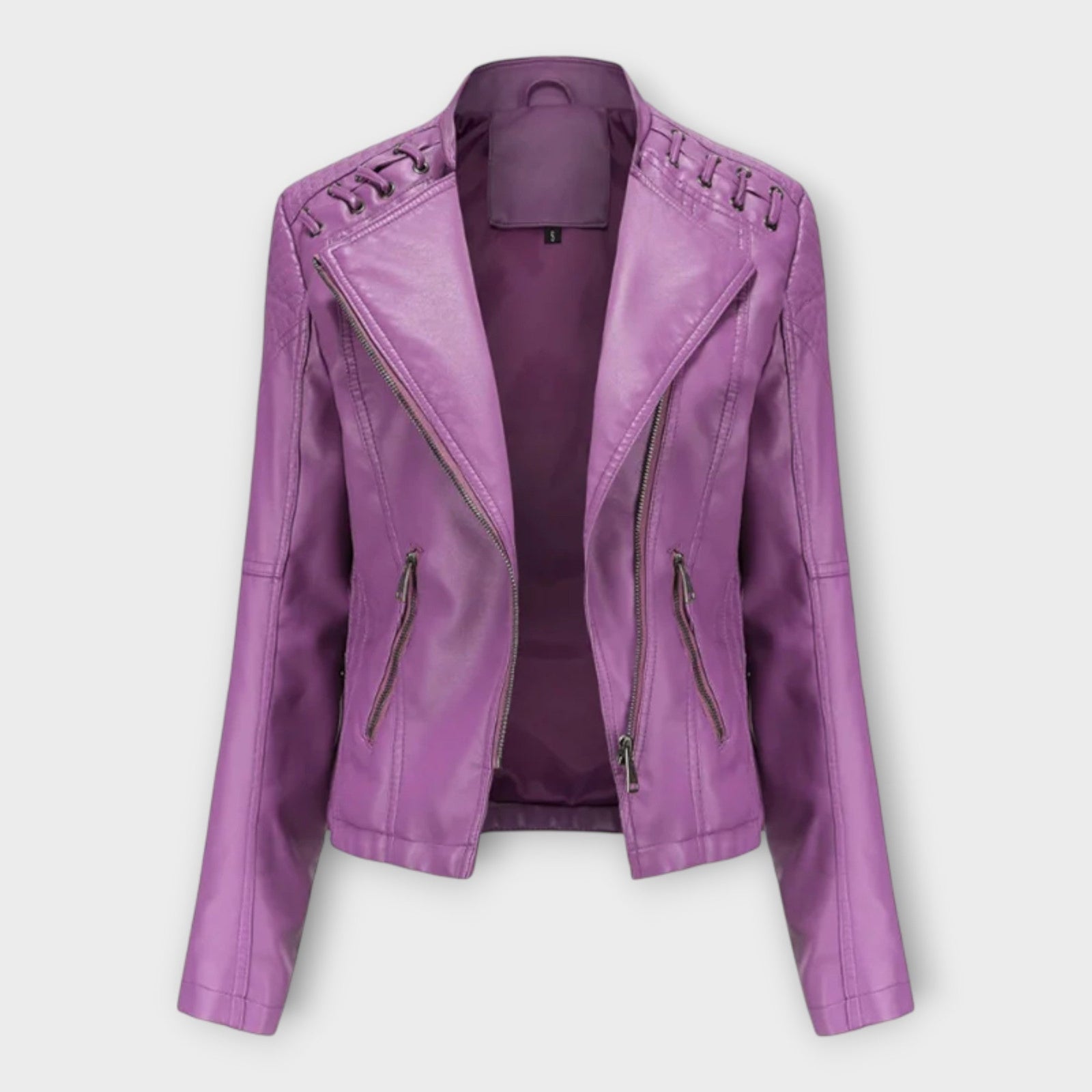 Modern Leather Jacket with Elegant Lines and Timeless Sophistication