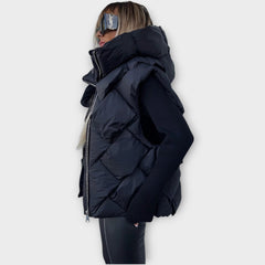Cozy Padded High-Neck Vest
