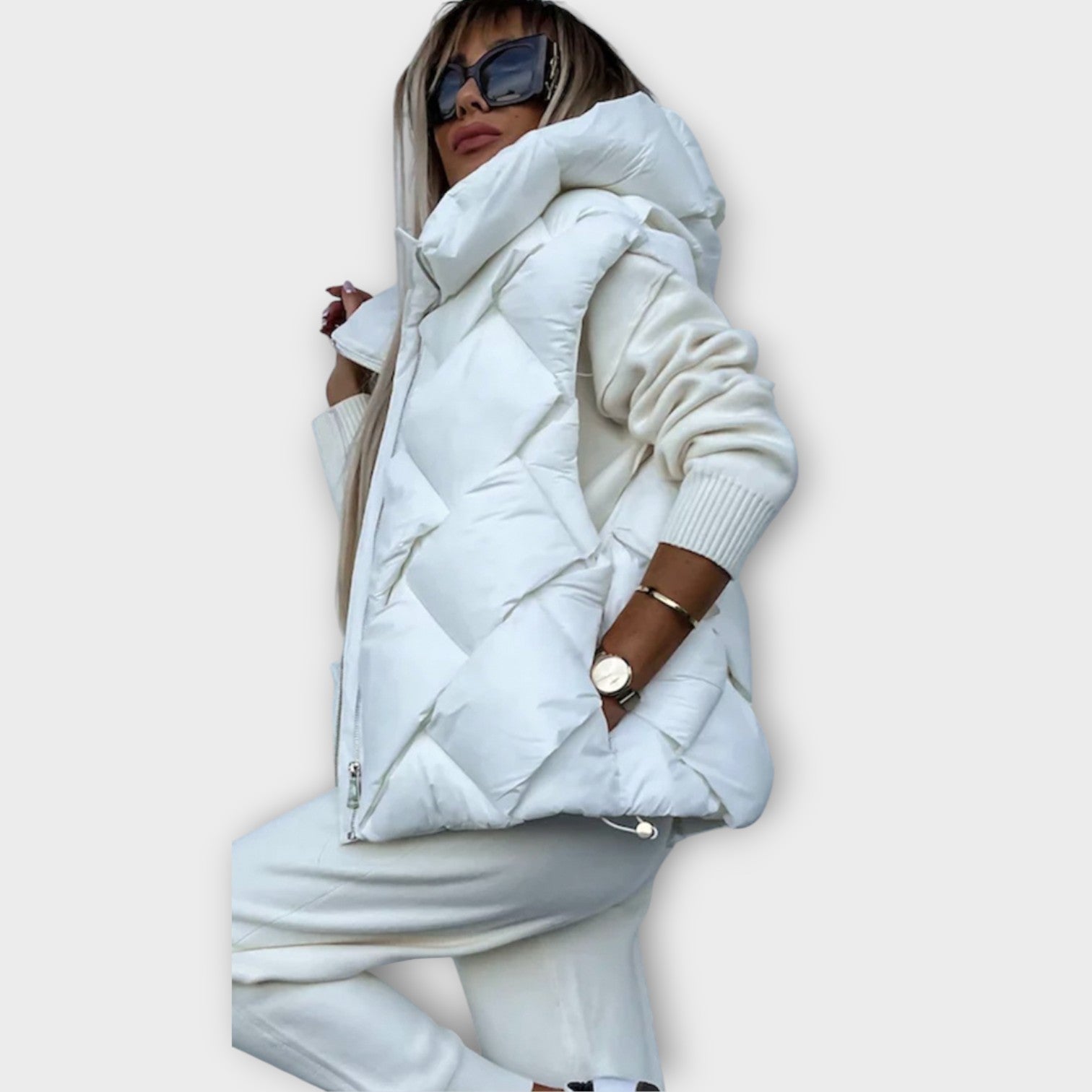 Cozy Padded High-Neck Vest